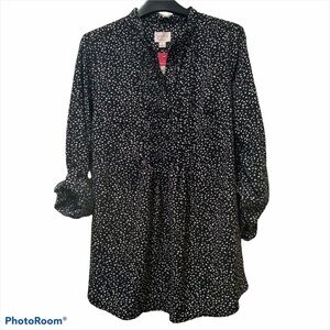 Isabel Maternity Long Sleeve Rolled Tab Woven Top